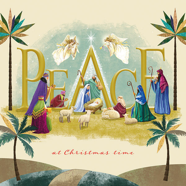 NEW 'Peace' Charity Christmas Cards 2025 (Pack of 10)