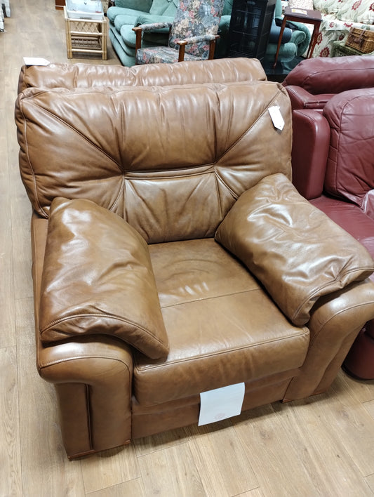 G Plan Leather Arm Chair (2 Available)