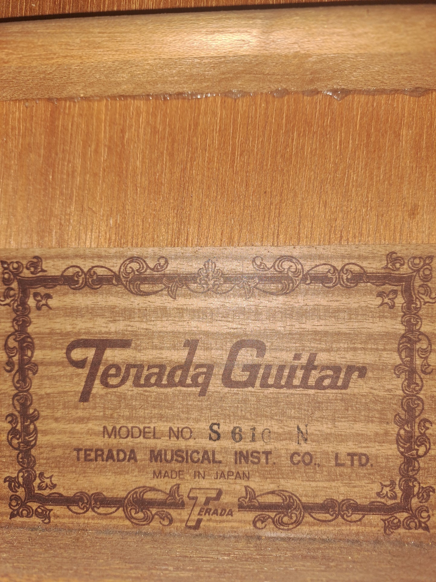 Terada Guitar Model S 616 N