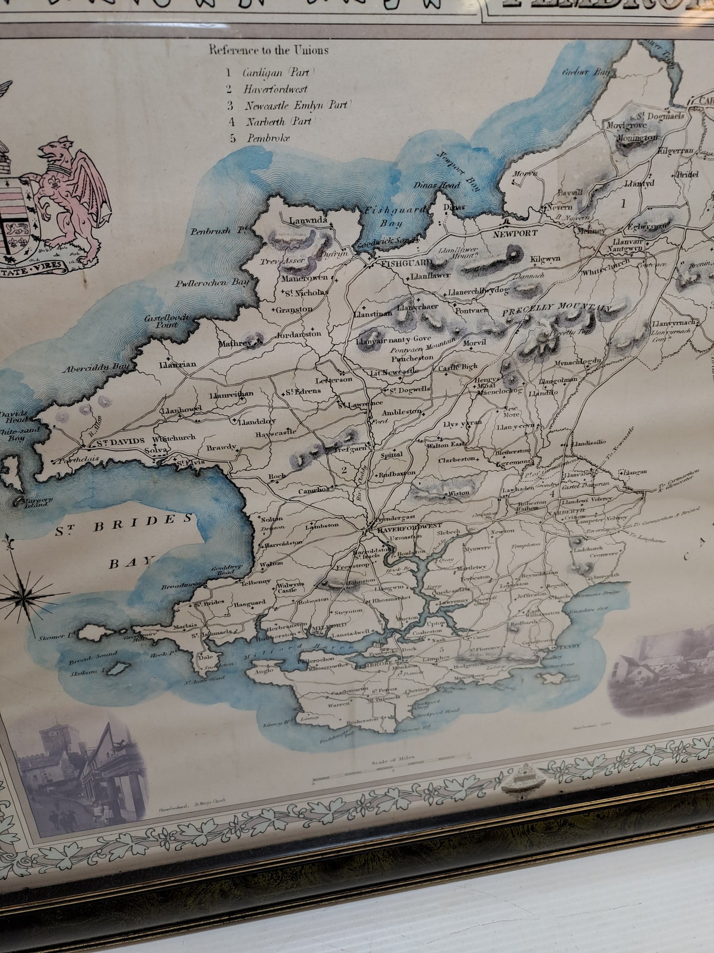 'A Victorian Photographic Tour Of Pembroke' - Map of Pembrokeshire