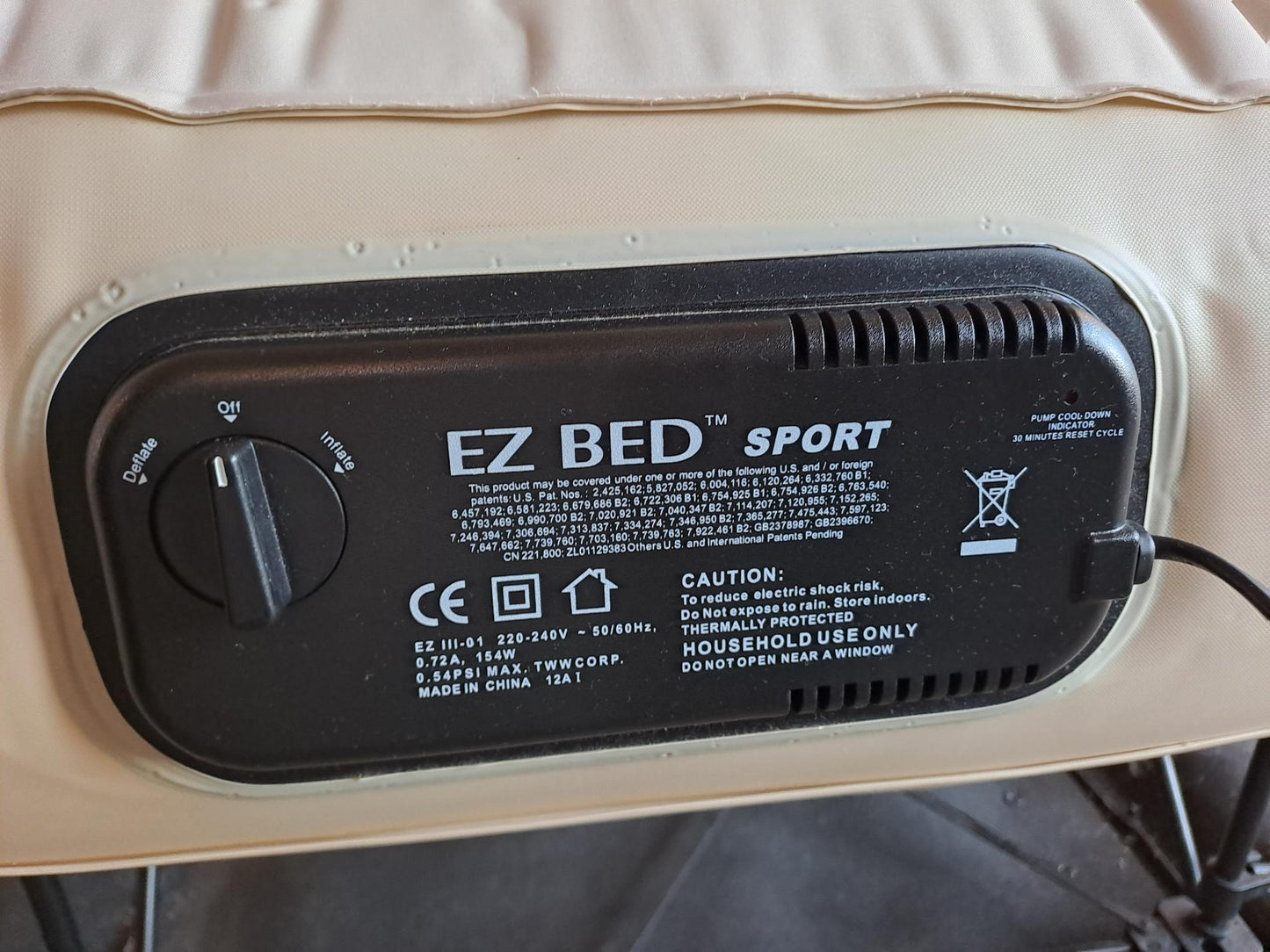 EZ-bed Sport Inflatable Bed - 5ft