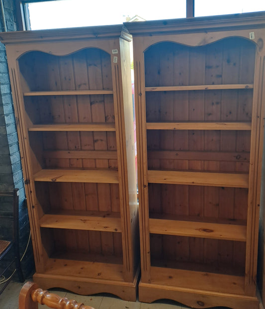 Pine Bookcases - 2 Available - Sold Separately