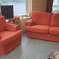 2 Seater Sofa - Orange