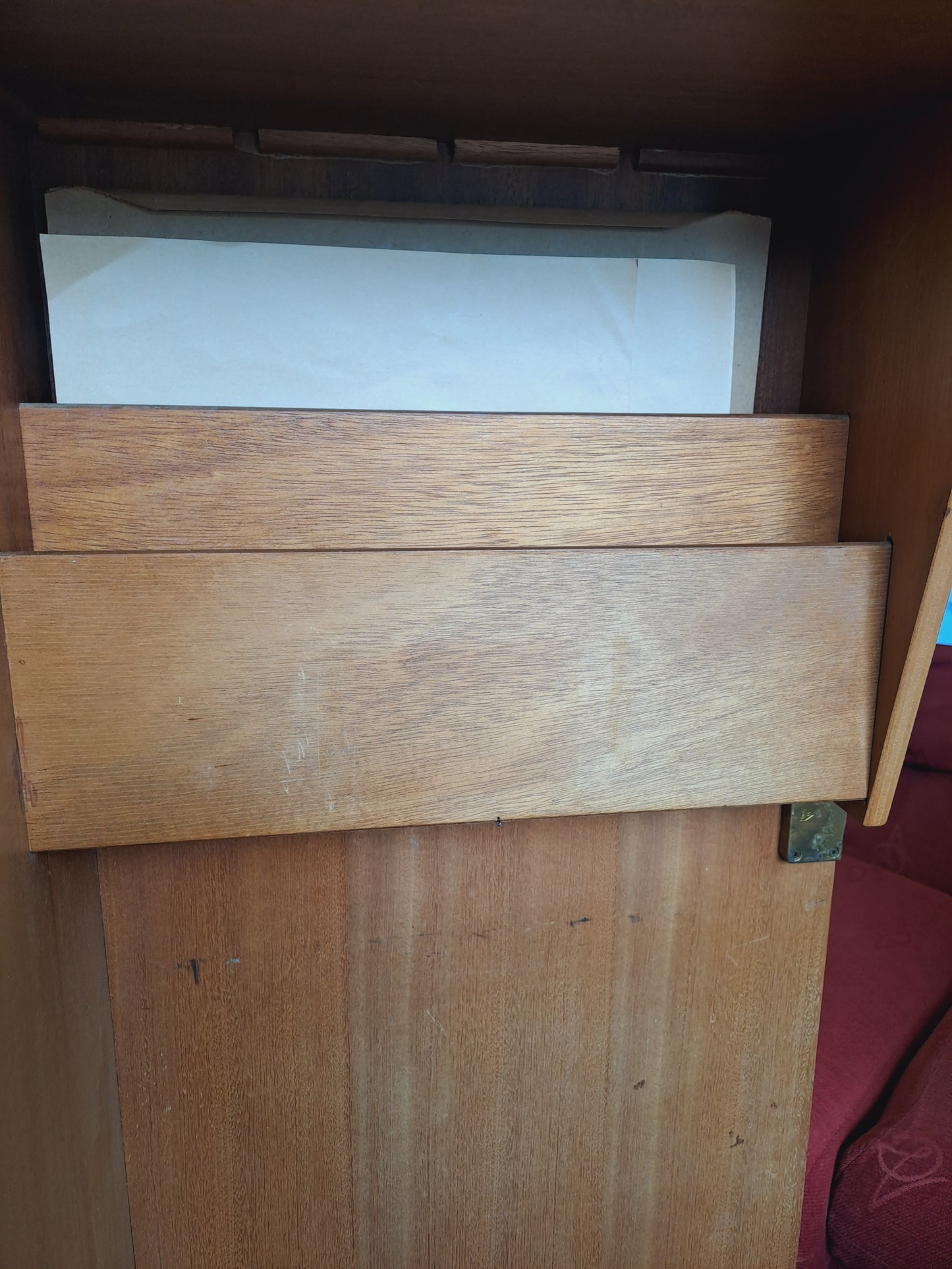 Home Office - Mid Century - Folding Desk - Without Lamp