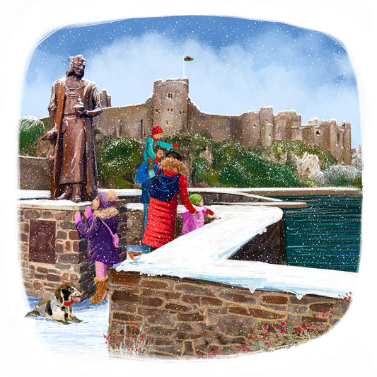 NEW 'Pembroke Castle' Charity Christmas Cards 2025 (Pack of 10)