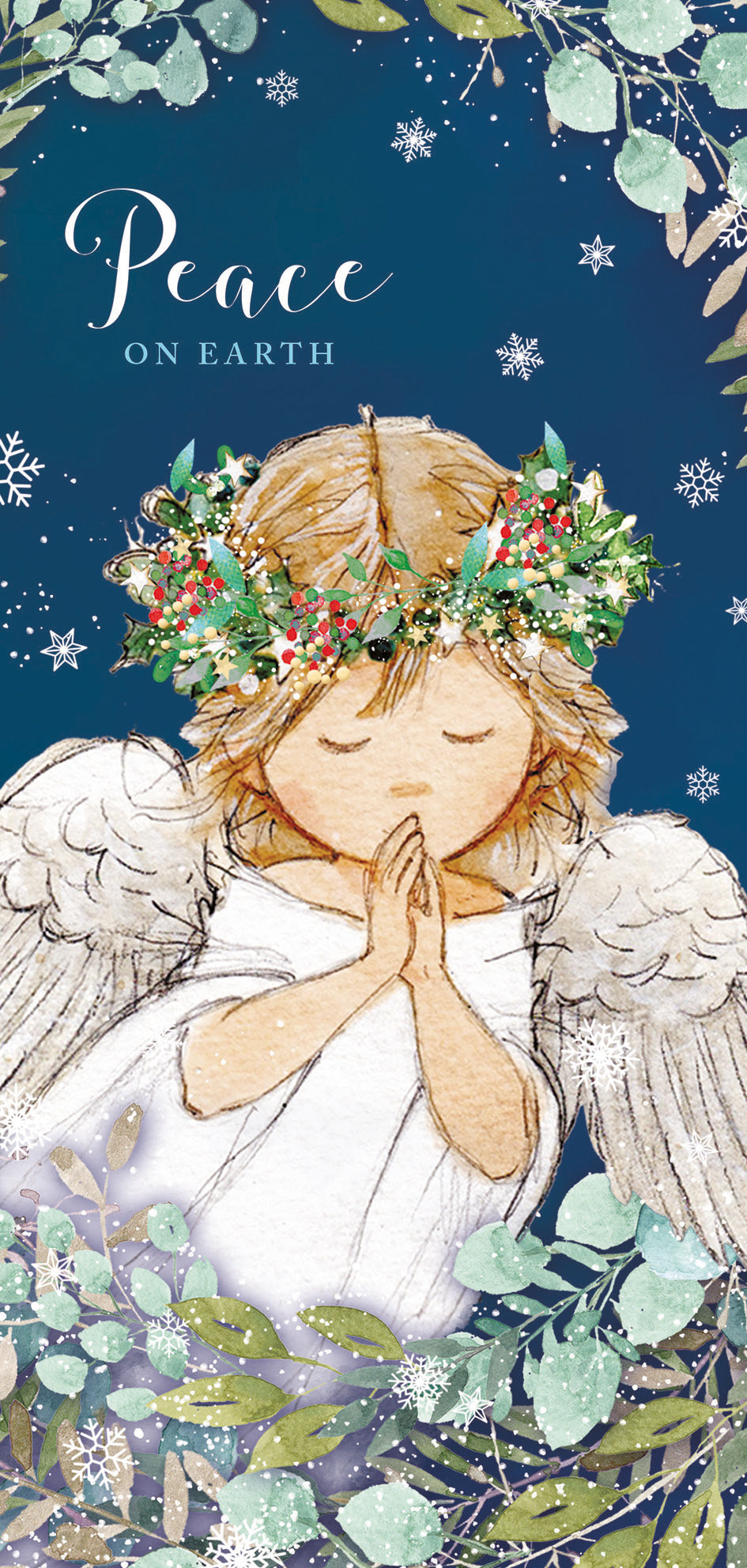 'Angel in the Night Sky' Charity Christmas Cards (Pack of 10) Blank Inside