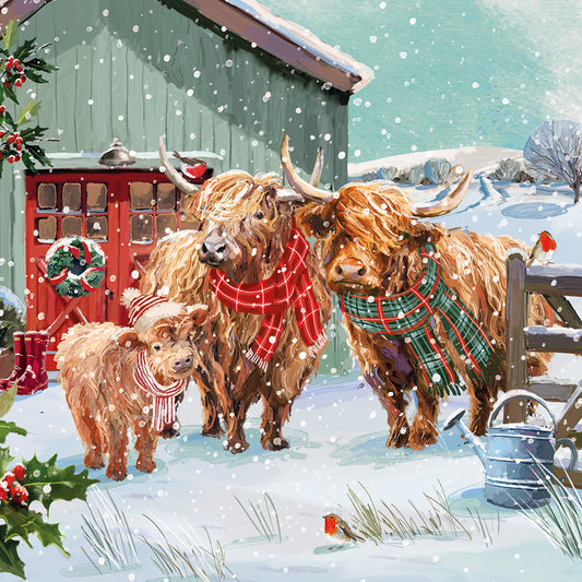 New 'Together at Christmas' Charity Christmas Cards (Pack of 10) Welsh and English Message Inside