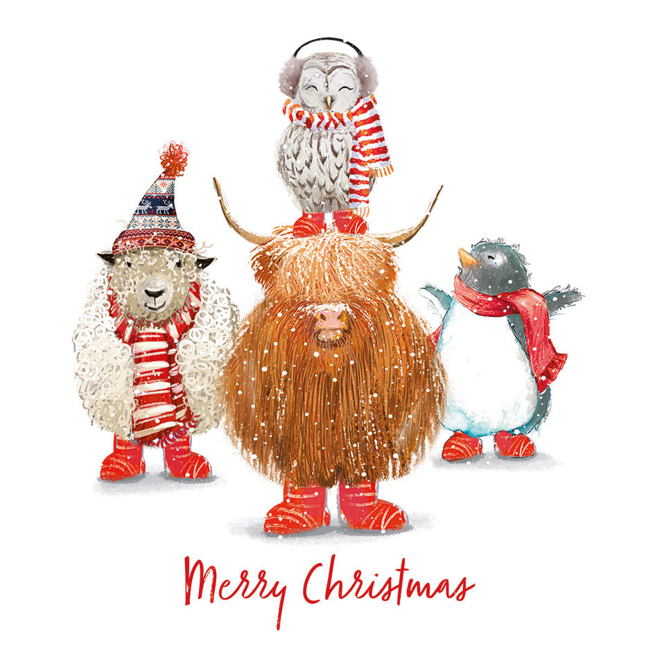 'New Wellies for Christmas' Charity Christmas Cards (Pack of 10)