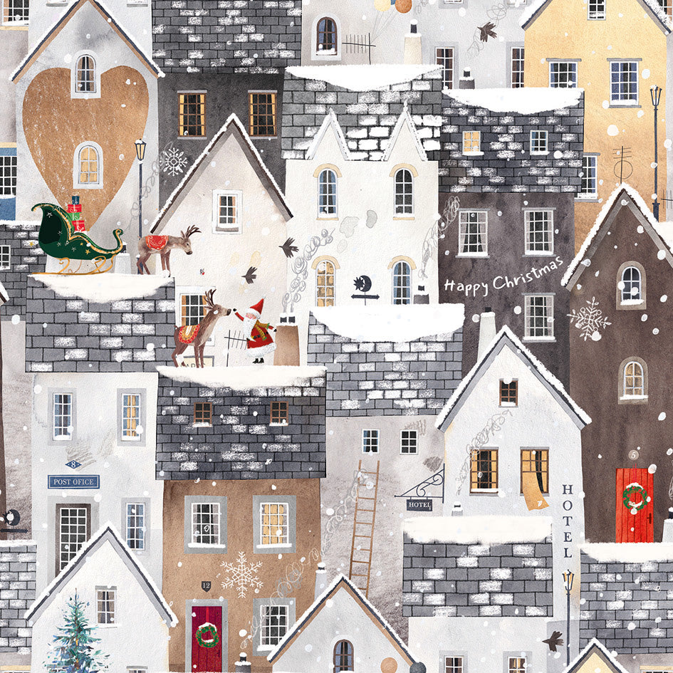 'On the Rooftops' Charity Christmas Cards (Pack of 10)