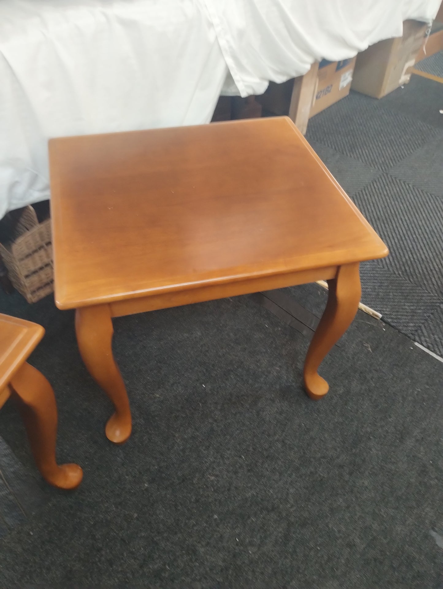 Pair Of Wooden Side Tables