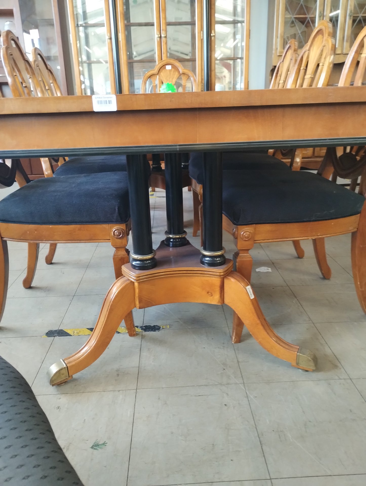 Extendable Table And Eight Chairs