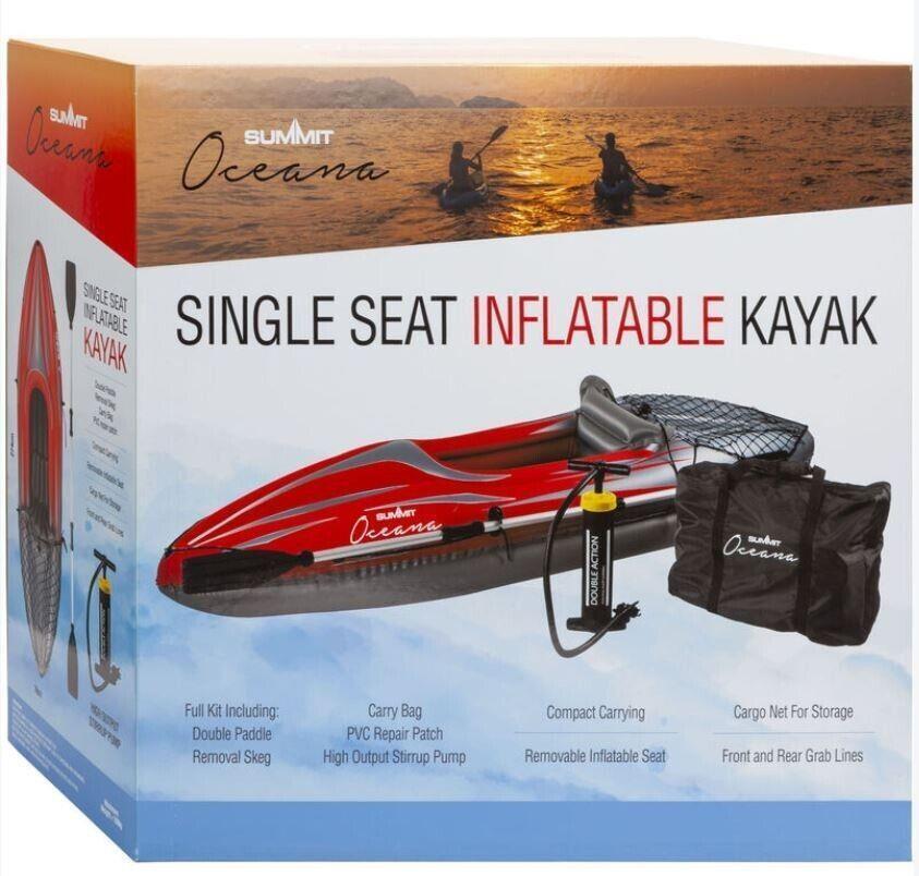 Copy of Summit Oceana Single Seat Inflatable Kayak - Red
