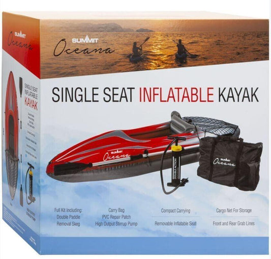 Copy of Summit Oceana Single Seat Inflatable Kayak - Red
